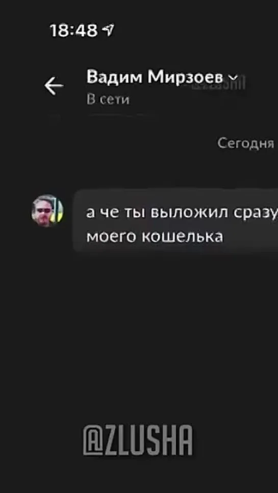 Выставил СВОЙ кошелек на авито