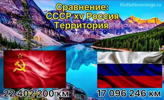 Сравнение СССР - РФ