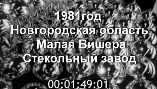 1981г. Новг.обл. Малая Вишера. Стекольный завод