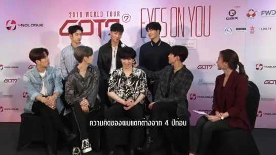 [Интервью] 180514 GOT7 для тайского канала Reviewbanterng