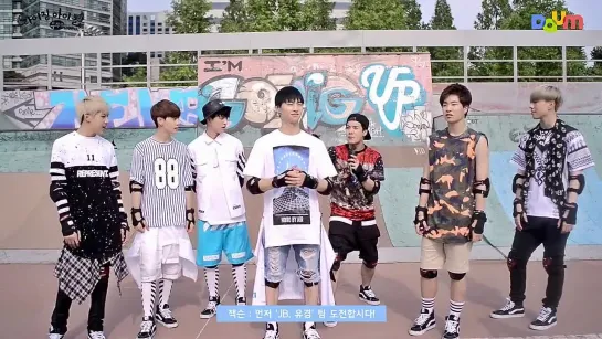 [Видео] 140710 GOT7 учат кататься на скейтборде @ Rising Idol