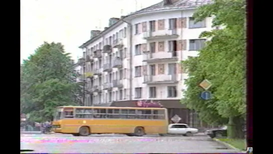 Новости-2 (1998 год)  Б.Ельцын в городе