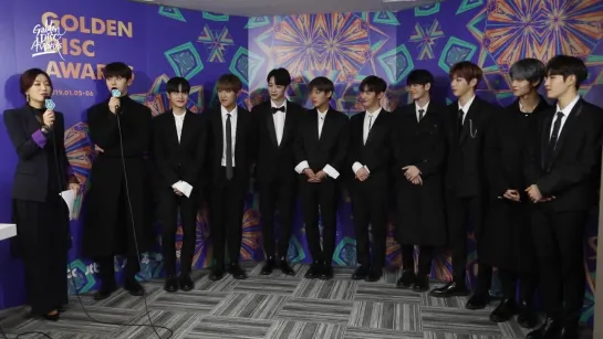 190105 Интервью с Wanna One на 33rd Golden Disc Awards Day 1