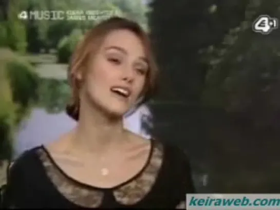 Keira Knightley interview for Atonement (UK TV)