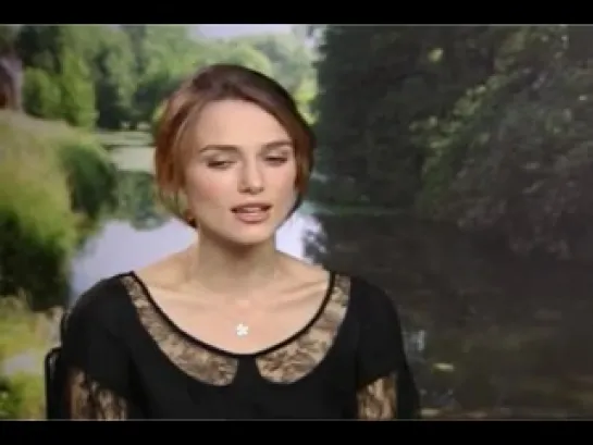 Kiera Knightley talks Atonement