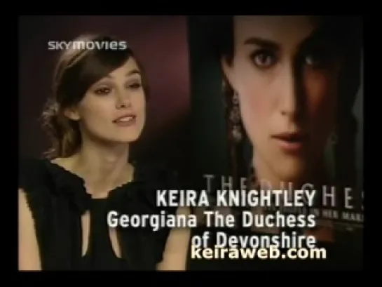 Keira Knightley - The Duchess interview