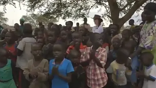 Actress Keira Knightley visits South Sudan