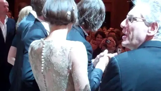 Kiera Knightly and David Cronenberg  Venice Film Festival 2011