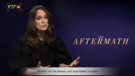 Interview mit Keira Knightley über _“Niemandsland - The Aftermath_“ ¦ RTF1 Cinenews