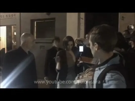 The Childrens hour cast at the stage door after the play