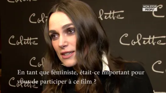 Keira Knightley dans _“Colette_“   pourquoi elle encouragera sa fille à regarder le film (exclu vidéo)