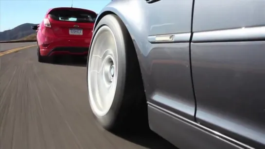 The Smoking Tire - $25,000 Challenge  BMW E46 M3 vs Ford Fiesta [BMIRussian]