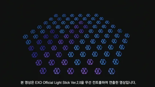 EXO OFFICIAL LIGHT STICK V.2 INTERACTIVE MODE - Lucky One (럭키원)