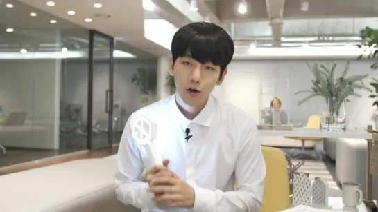 EXO LIGHT STICK V.2  WYTH APP INSTRUCTION VIDEO BY EXO BAEKHYUN (백현)