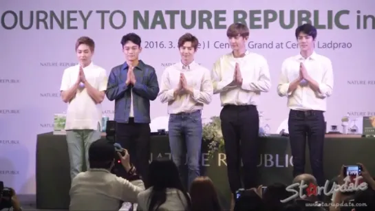 160308 EXO @ Journey To Nature Republic in Bangkok