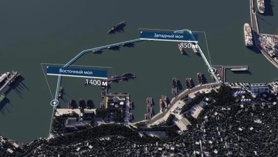 Строительство военной гавани в городе Новороссийск [19 сентября 2015]