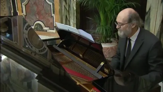 Audience of Pope Francis.  Arvo Pärt - "Vater unser"