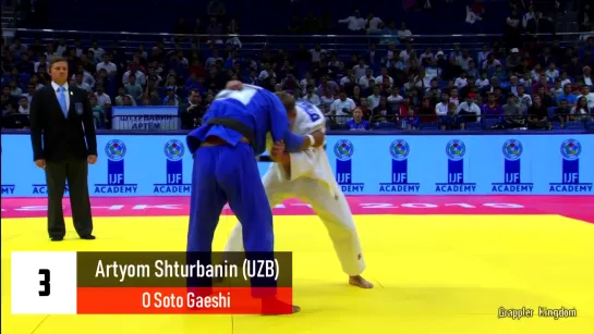 Top 15 ippons in day 1 of Judo Grand Prix Tashkent 2019 #bjf_judo