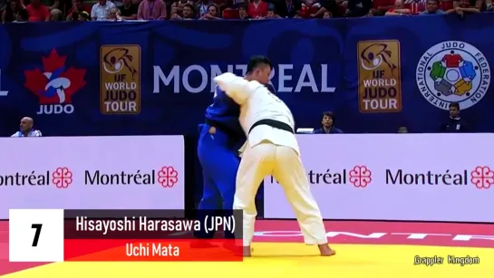 Top 15 ippons in day 3 of Judo Grand Prix Montreal 2019 #BJF_JUDO