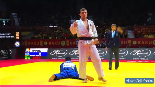 Top 5 ippons in day 1 of Judo Grand Slam Baku 2019 #bjf_judo