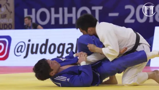 Рычаг локтя в ответ на попытку рычага локтя #bjf_judo Sasaki vs Lee