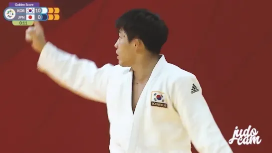 четко сработал An Chang-Rim #bjf_judo