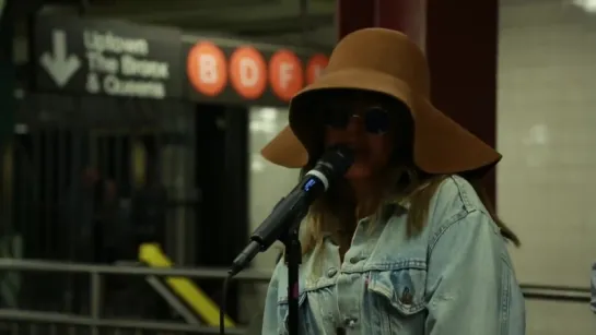 Christina Aguilera (NYC Subway, 2018)