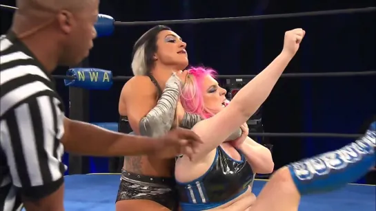 Kenzie Paige (w/Kratos, Mims & Thom Latimer) vs Lady Frost (w/JTG, Marshe Rockett & Tyrus)