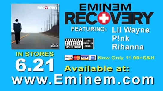 Реклама Eminem - Recovery(От 18 лет)(eminem50cent.ru)