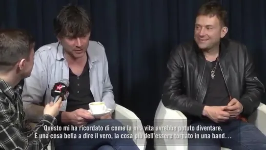 Blur interview for Radio Virgin Italy 2015 (part 2)