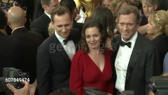 Tom Hiddleston and Hugh Laurie at the Emmys 2016