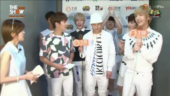 [VK] [21.07.15]  Интервью с Monsta X на Warm-Up Time @ The Show