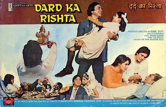 Связанные одной болью/Dard Ka Rishta (1982)- Сунил Датт, Рина Рой и Смита Патиль