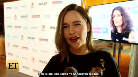 Русские субтитры / Эмилия дает интервью на мероприятии  «TheWrap's Power Women Breakfast»