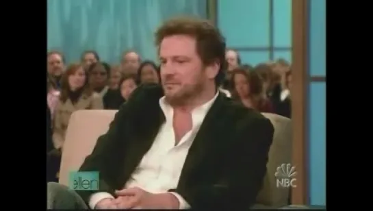 Colin Firth on Ellen