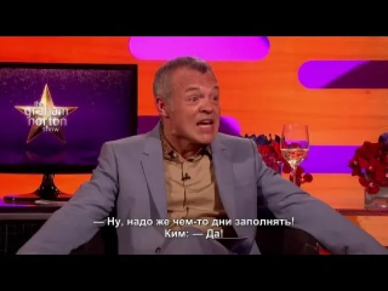 The Graham Norton Show - 3rd May 2013 [Русские субтитры] Гости: Бенедикт Камбербэтч, Крис Пайн, Ким Кэтролл