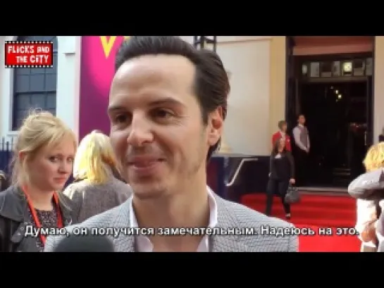 Andrew Scott on New Doctor Who & Sherlock (2013) Рус. субтитры