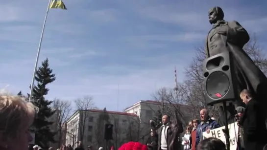 Митинг Луганской гвардии 22 марта 2014 :