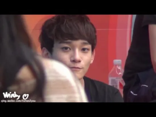 [FANCAM]120625 EXO-M - Chen highlight + eyecontact fancam