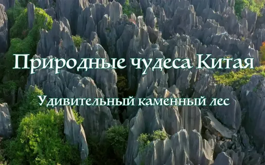 Документальный фильм «Природные чудеса Китая» Серия 5 «Удивительный каменный лес»