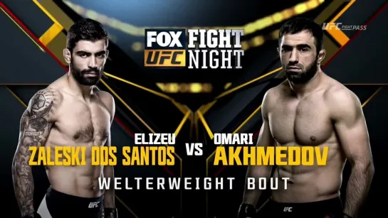 UFC on FOX 19 - Elizeu Zaleski vs Omari Akhmedov