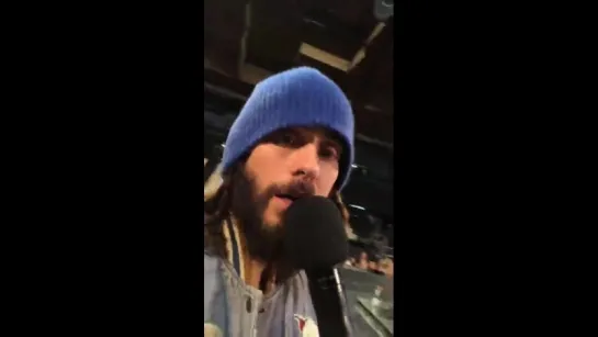 17/03/2018. Instagram LIVE с саундчека Thirty Seconds To Mars. Unipol Arena, Болонья, Италия #TheMonolithTour2018