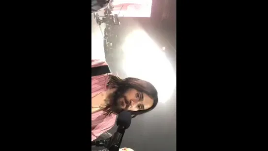 12/03/2018. Instagram LIVE Thirty Seconds To Mars. St. Jacobshalle, Базель, Швейцария #TheMonolithTour2018