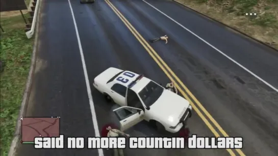 GRAND THEFT AUTO 5 - Counting Stars (OneRepublic Parody) Музыка, клип, игры, машины, гонки, стрелялка.