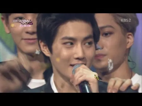 [VIDEO] 130816 Today's Winner is EXO @ Music Bank