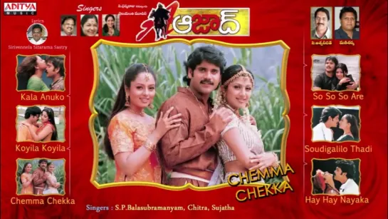 "Aazad" 2000 (ఆజాద్) Movie Full Songs Jukebox Nagarjuna, Soundarya