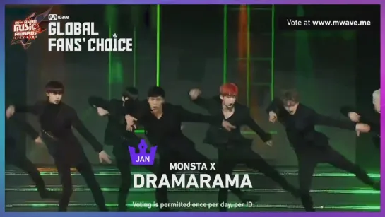 [VK][181101] MONSTA X - 2018 Mwave Global Fans Choice Nominees @ MAMA 2018