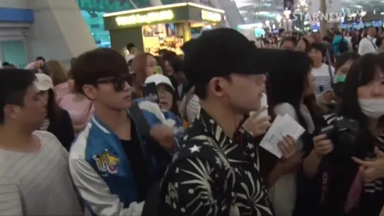 [VK][29.07.2016] Incheon Airport Departure at KCON 2016 L.A @ STARNEWS KOREA