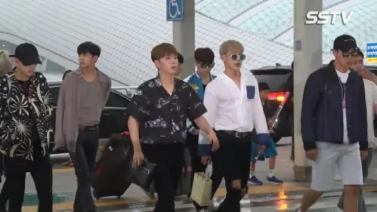 [VK][29.07.2016] Incheon Airport Departure at KCON 2016 L.A @ SSTV