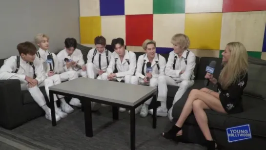 [VK][13.08.18] Monsta X Teaches How To Do Aegyo & Each Reveal Fun Hidden Facts @YoungHollywood